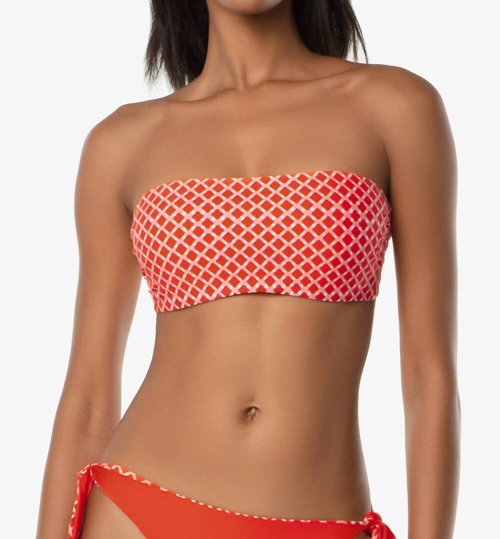 NEW HELEN JON bandeau top in harbour island